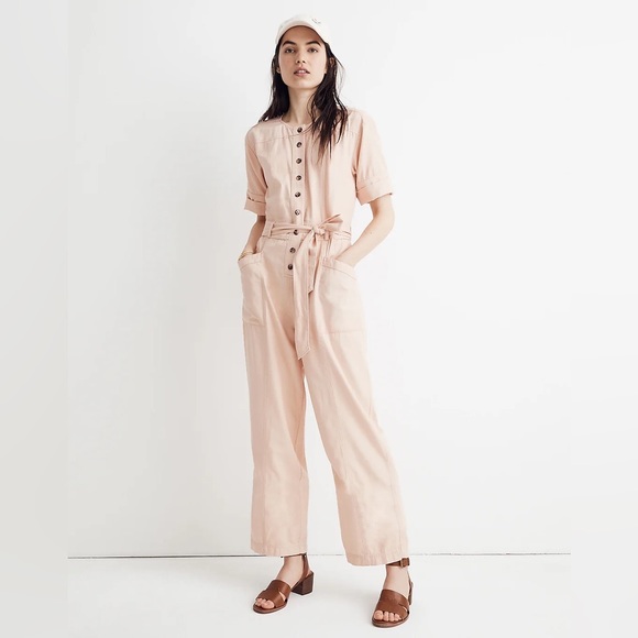 Madewell Pants - Top-Stitched Coverall Jumpsuit size 6